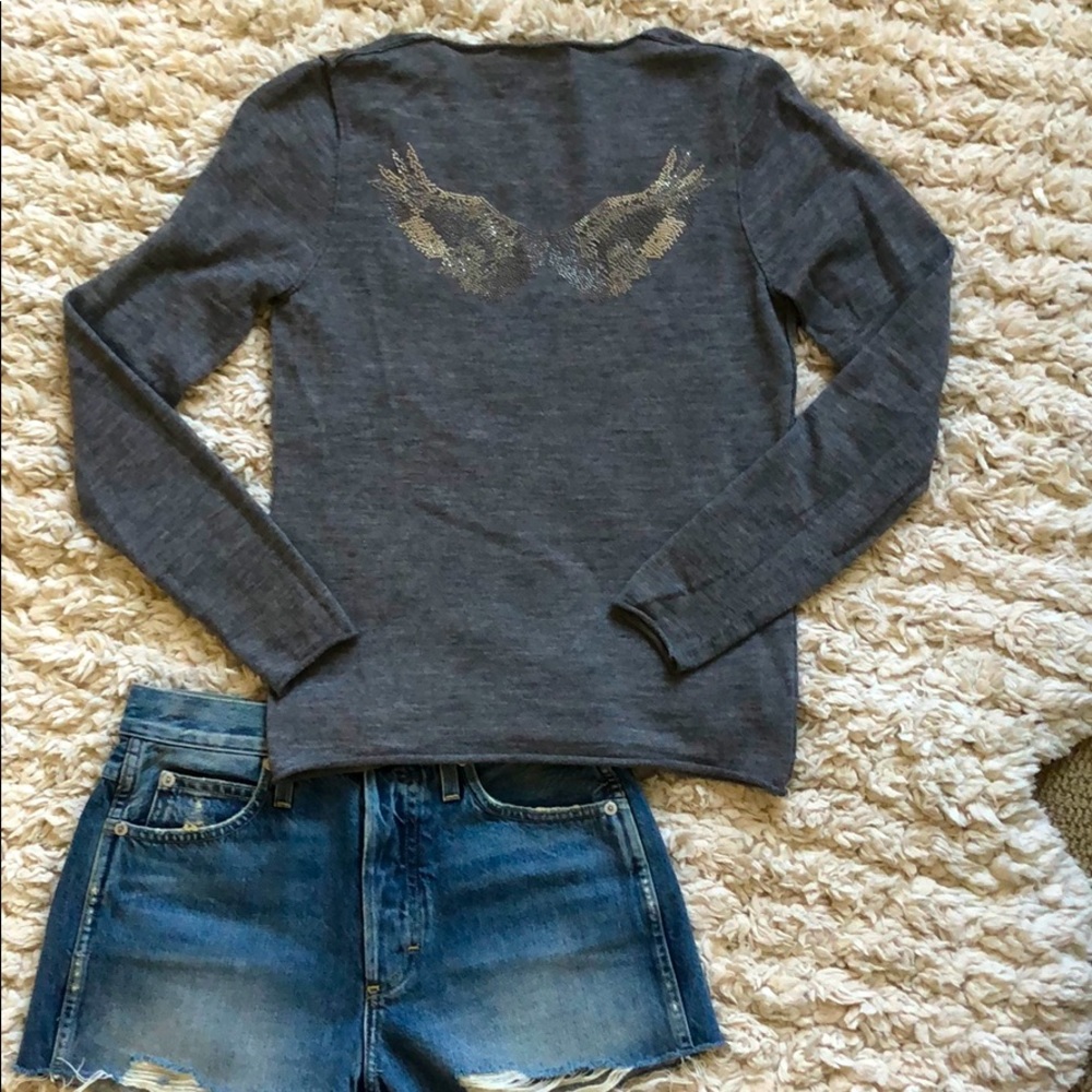 Zadig & Voltaire Charcoal sweater